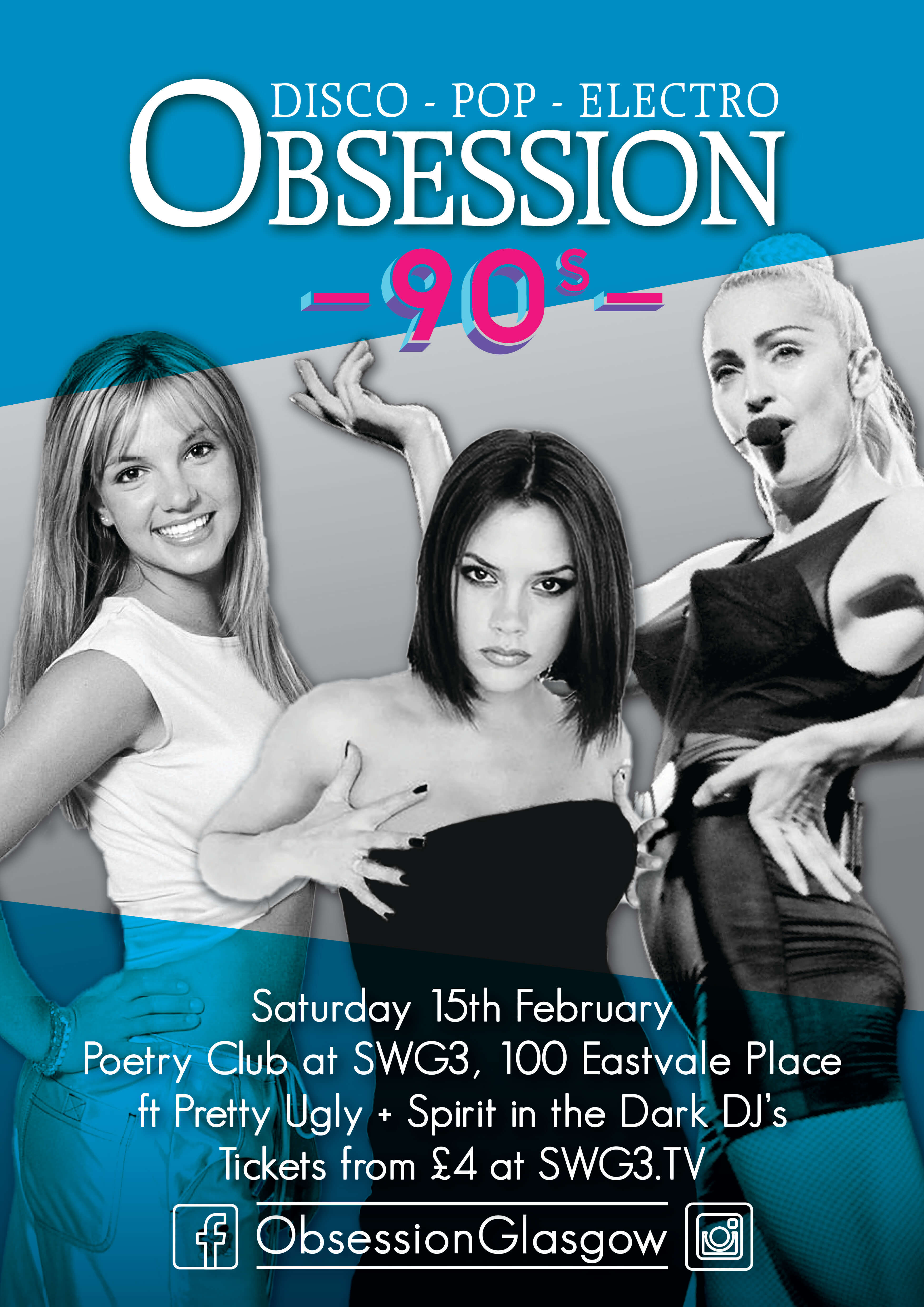 90's Obsession at SWG3 Glasgow Buy tickets