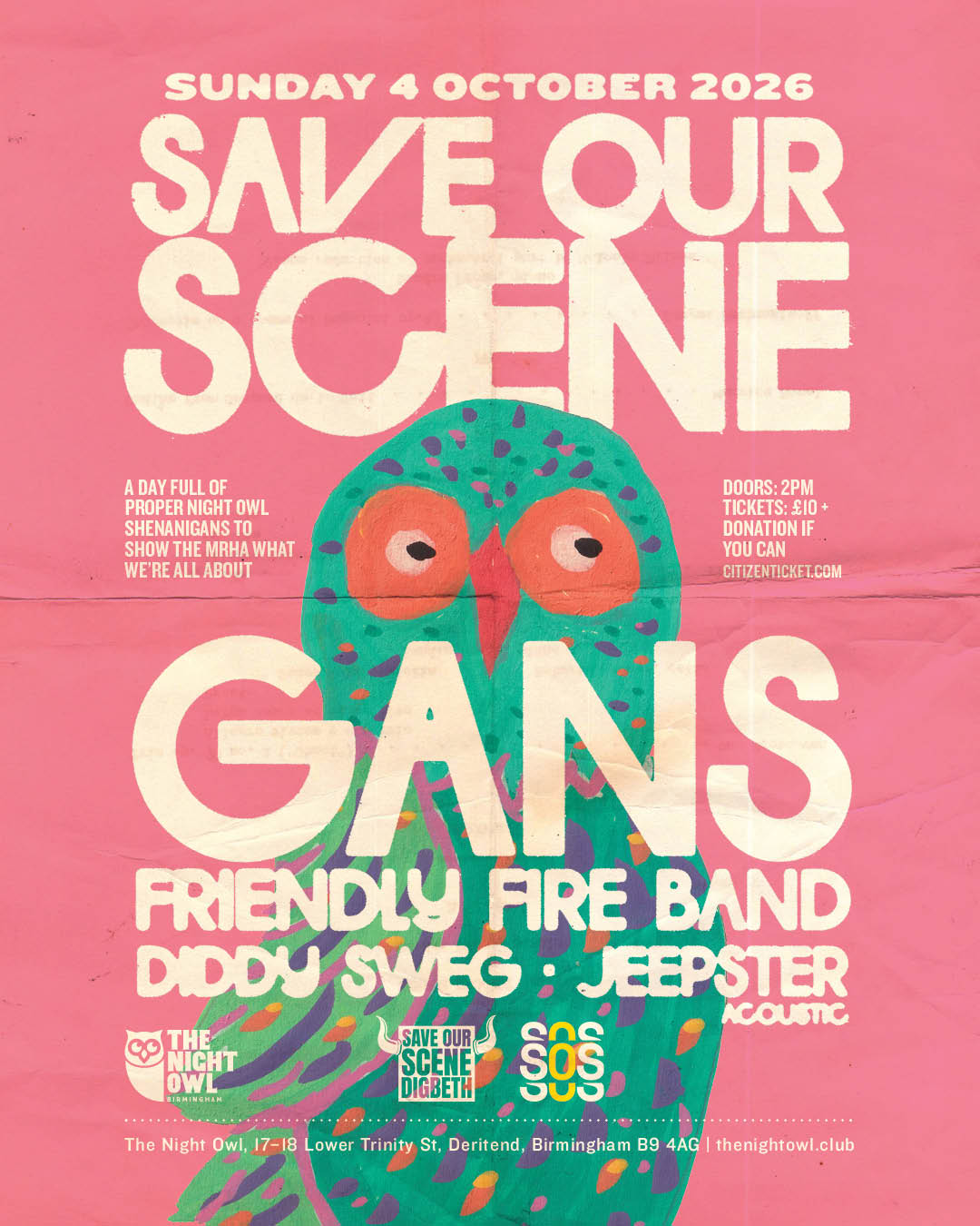 Save Our Scene All-Dayer